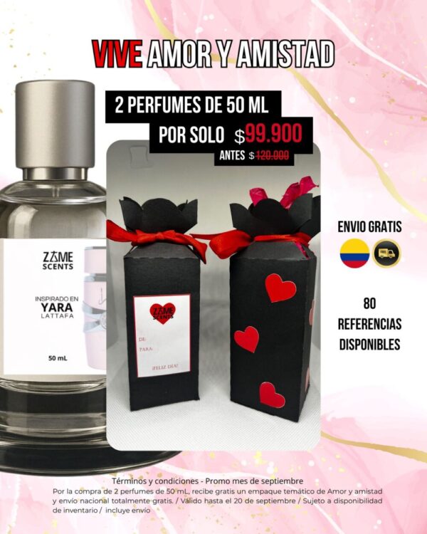 Promoción Mes Septiembre: Combo día del amor y la amistad